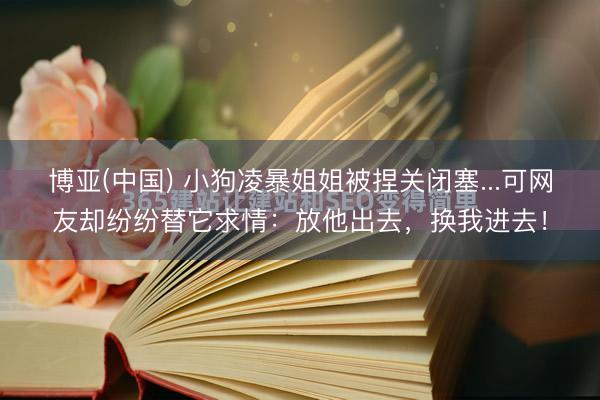 博亚(中国) 小狗凌暴姐姐被捏关闭塞...可网友却纷纷替它求情：放他出去，换我进去！